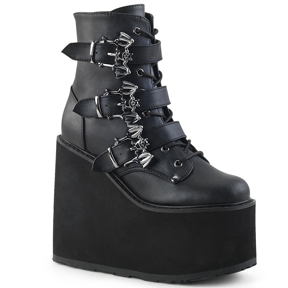 SWING-103 Bat Platform Ankle Boots by Demonia