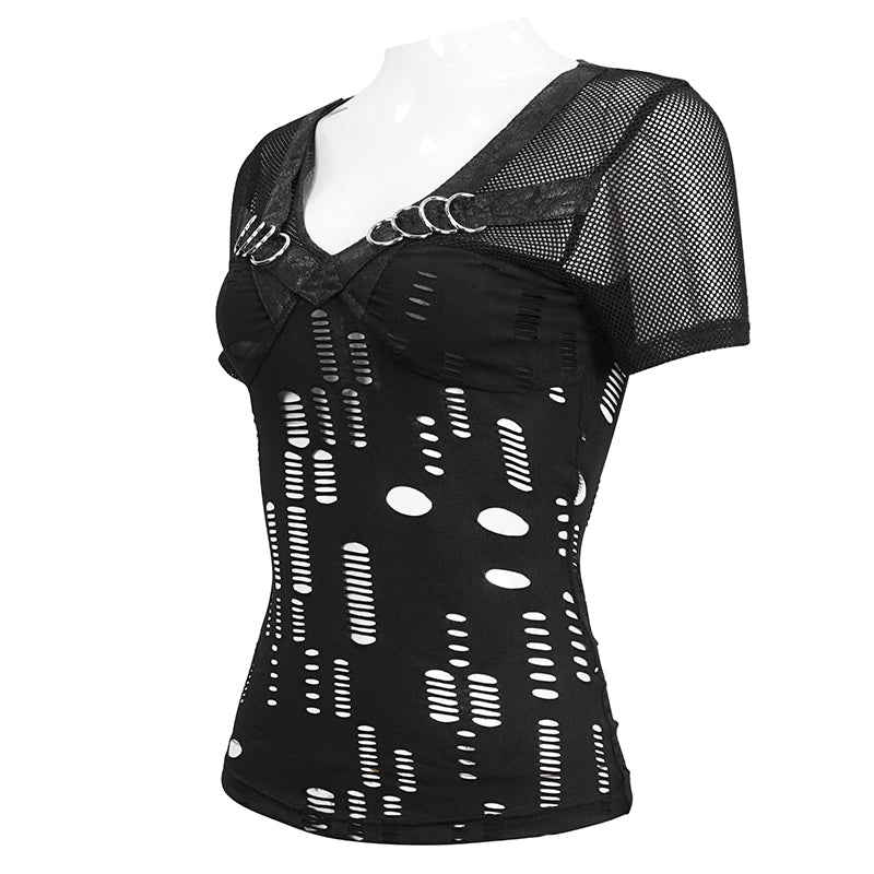 Technical Error Gothic Top by Devil Fashion