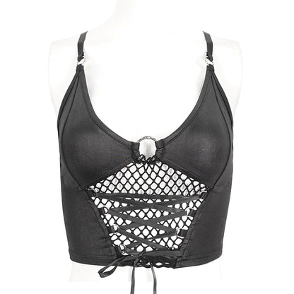 Hot Ghoul Gothic Crop Top by Devil Fashion