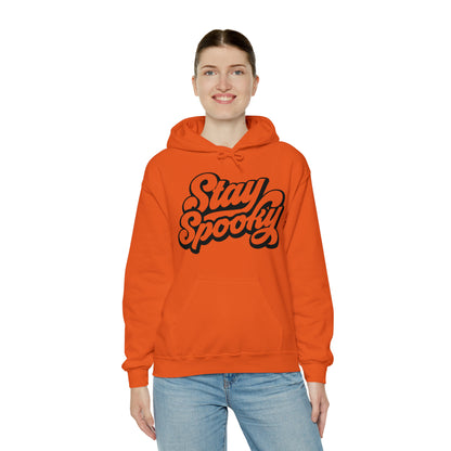 Stay Spooky Orange Hoodie by The Dark Side of Fashion