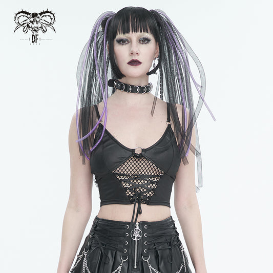 Hot Ghoul Gothic Crop Top by Devil Fashion