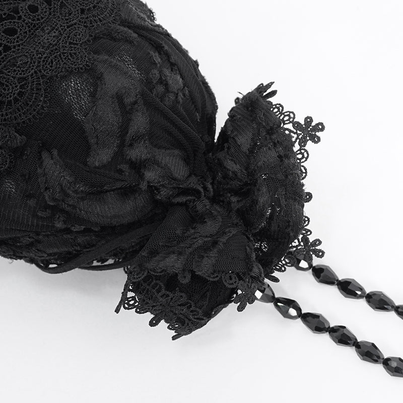 Rosebush Gothic Velvet Purse Bag by Eva Lady