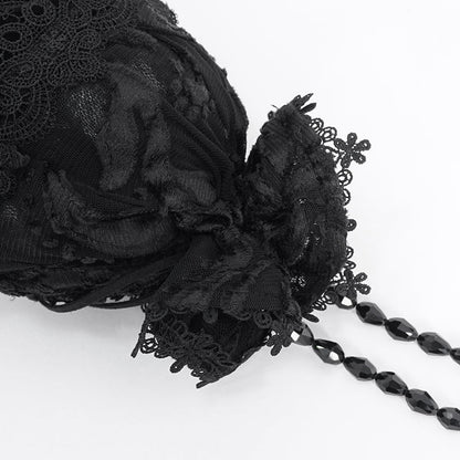 Rosebush Gothic Velvet Purse Bag by Eva Lady