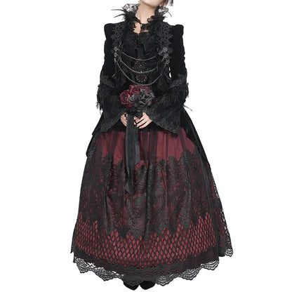 Victorian Dream Gothic Velvet Jacket by Eva Lady
