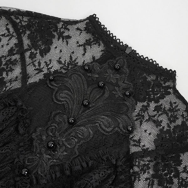Dead Petunias Lace Dress by Devil Fashion