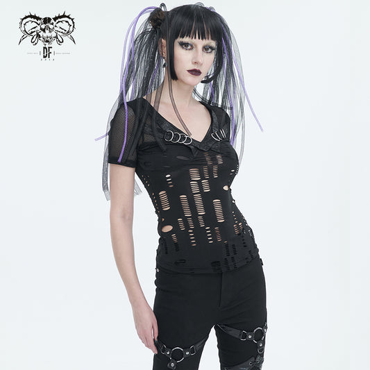Technical Error Gothic Top by Devil Fashion