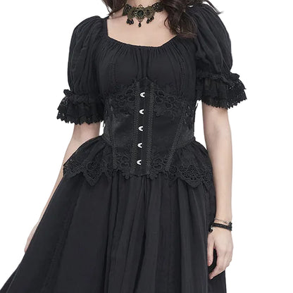 Brynne Gothic Lace Corset by Devil Fashion