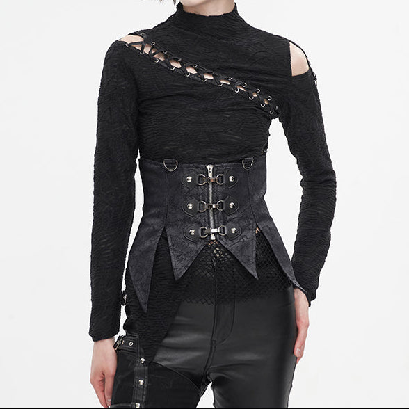 Noctis Gothic Corset Vest by Devil Fashion