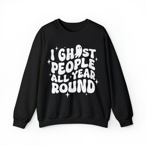 I Ghost People All Year Round Crewneck Sweatshirt by The Dark Side of Fashion