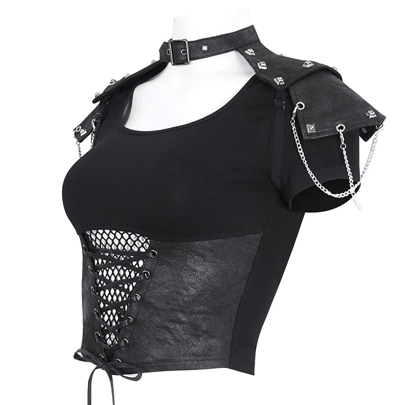 Tamara Gothic Armor Top by Devil Fashion