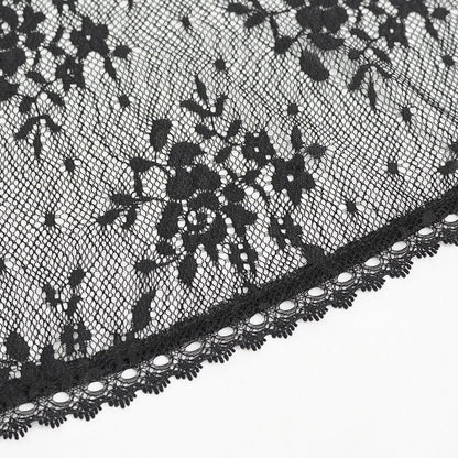 Queen Gothic Feather Lace Shawl Top by Eva Lady