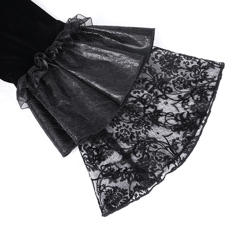 Rayleigh Victorian Gothic Velvet Jacket by Devil Fashion