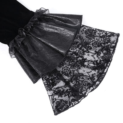 Rayleigh Victorian Gothic Velvet Jacket by Devil Fashion