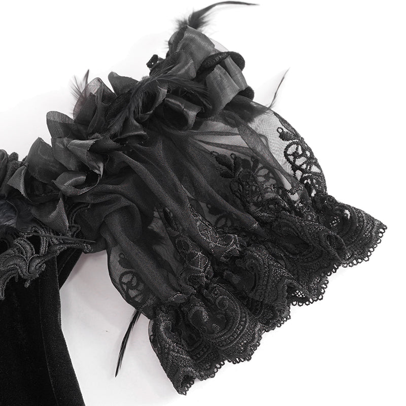 Gwendoly Black Gothic Dress by Eva Lady