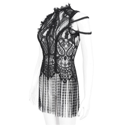 Old Soul Gothic Lace Top by Devil Fashion