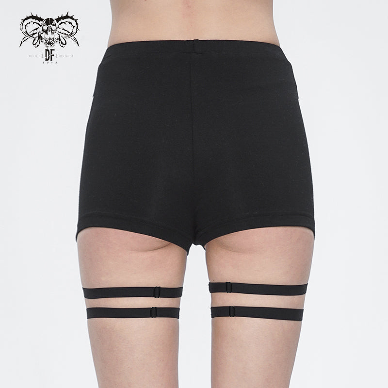 Brodie Gothic Shorts by Devil Fashion