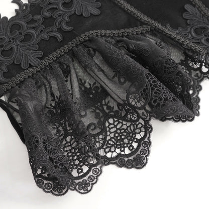 Brynne Gothic Lace Corset by Devil Fashion