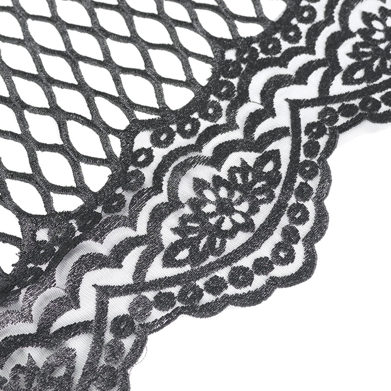 Gwendoly Black Gothic Dress by Eva Lady