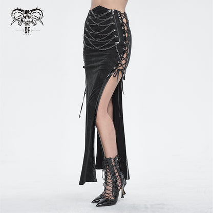 Akasha Split Skirt by Devil Fashion