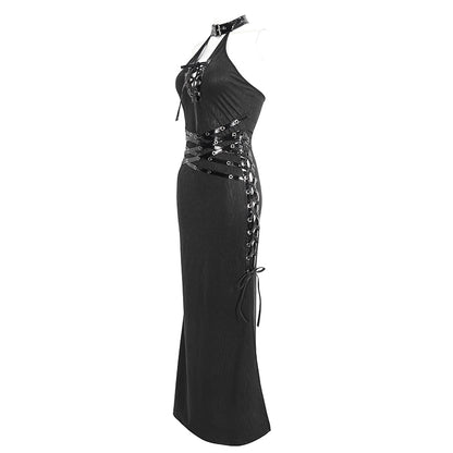 Arya Gothic Split Dress by Devil Fashion