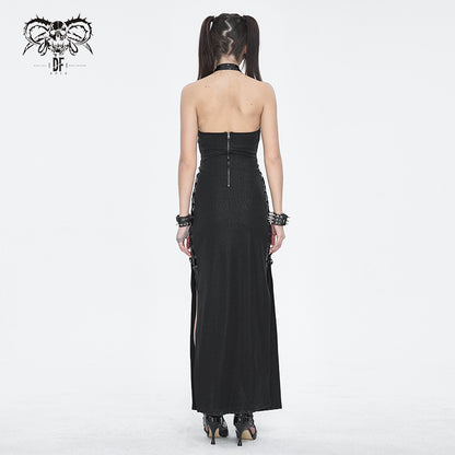 Arya Gothic Split Dress by Devil Fashion