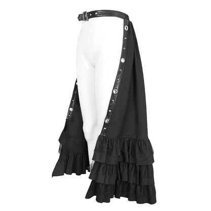 Belle Vale Frilly Half Skirt by Devil Fashion