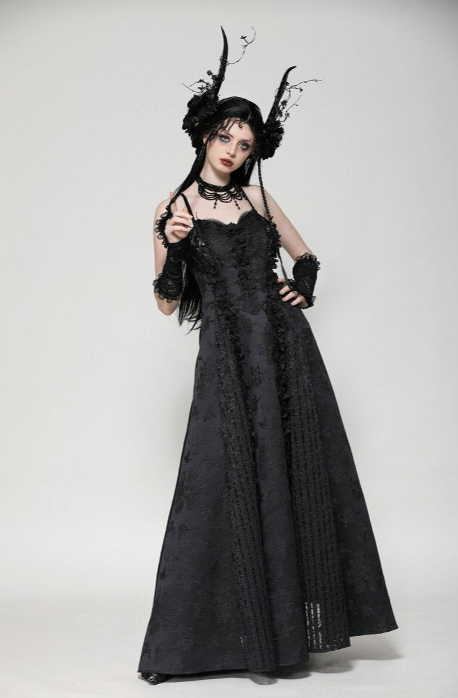 Laid To Rest Gothic Floral Dress by Dark In Love