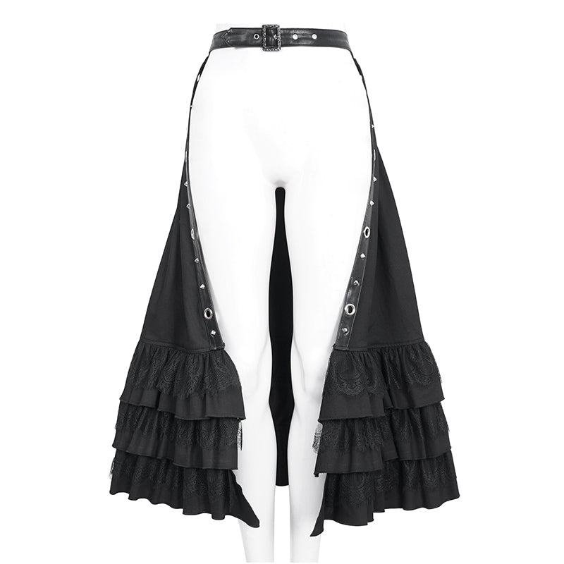 Belle Vale Frilly Half Skirt by Devil Fashion