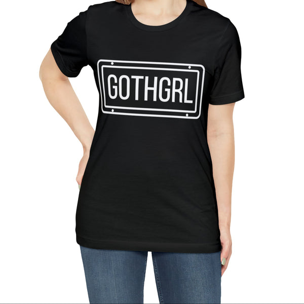 GOTHGRL License Plate Top by The Dark Side of Fashion