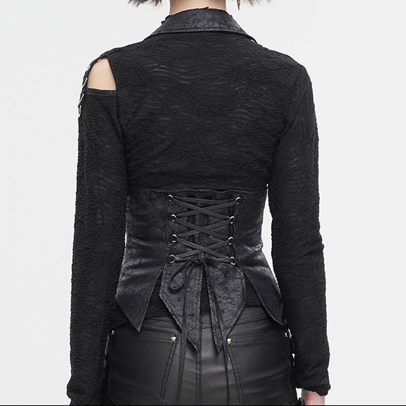 Noctis Gothic Corset Vest by Devil Fashion
