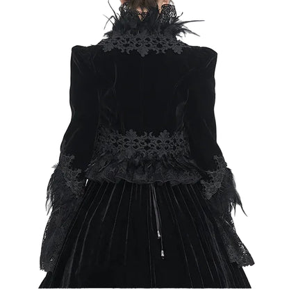 Victorian Dream Gothic Velvet Jacket by Eva Lady