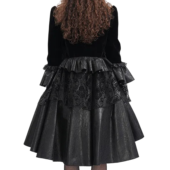 Rayleigh Victorian Gothic Velvet Jacket by Devil Fashion