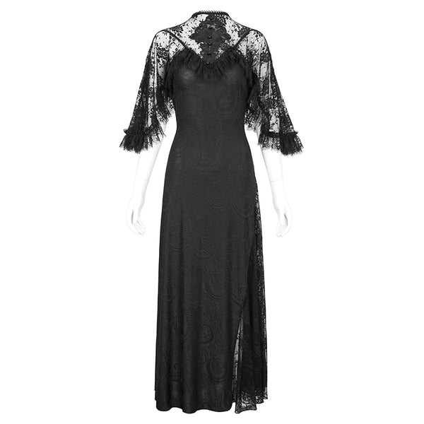 Dead Petunias Lace Dress by Devil Fashion