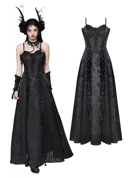 Laid To Rest Gothic Floral Dress by Dark In Love