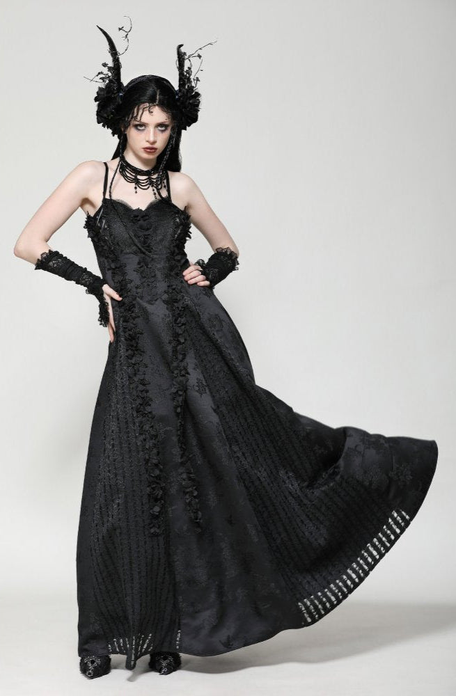 Laid To Rest Gothic Floral Dress by Dark In Love