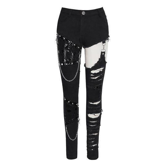 Mayhem Shredded Pants by Devil Fashion