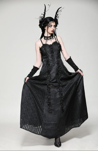 Laid To Rest Gothic Floral Dress by Dark In Love