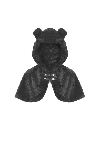 Dark Cuddly Bear Gothic Lolita Cape by Dark in Love