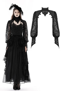 Midnight At The Cathedral Lace Bolero Top by Dark In Love