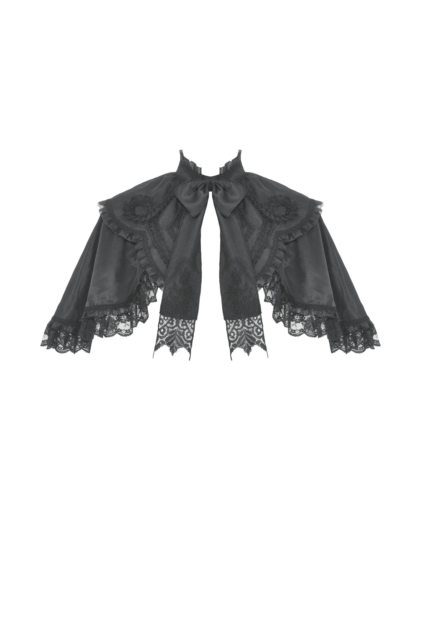 Greta Gothic Bow Cape by Dark In Love