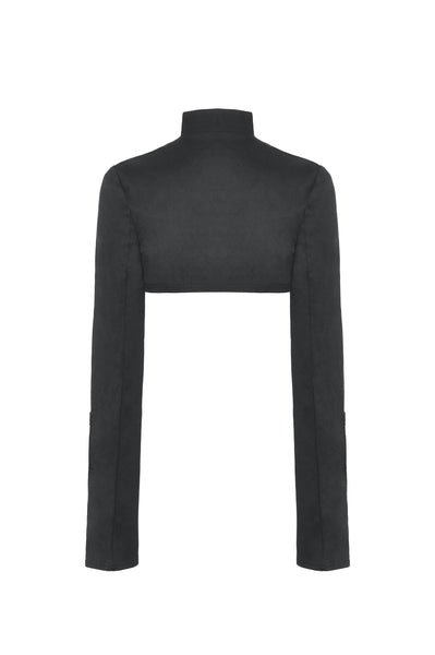 Mysterious Studded Trim Bolero Top by Dark In Love