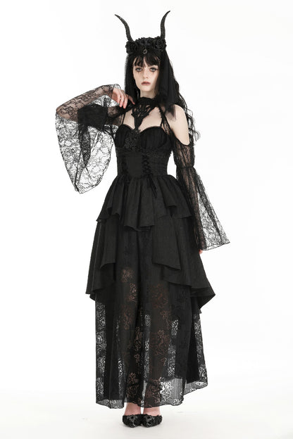 Craving Your Existence Gothic Lace Bolero Top by Dark In Love