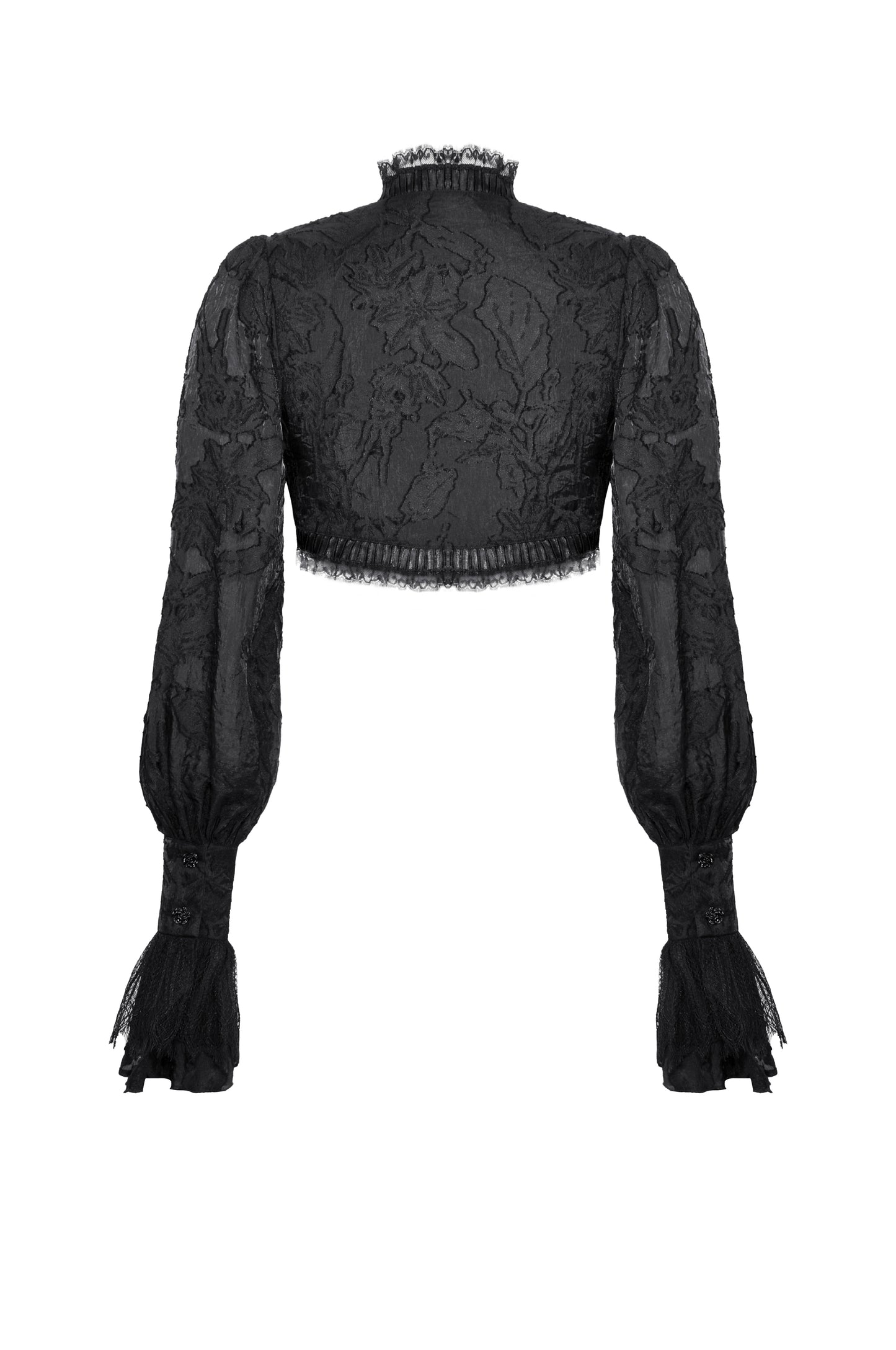 Gothic Arena Puff Sleeve Shrug Top by Dark In Love