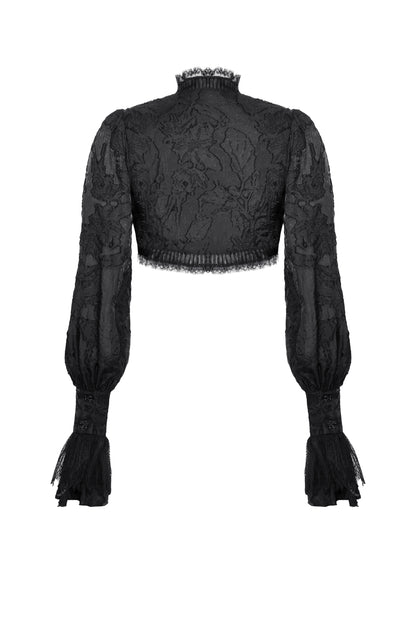 Gothic Arena Puff Sleeve Shrug Top by Dark In Love