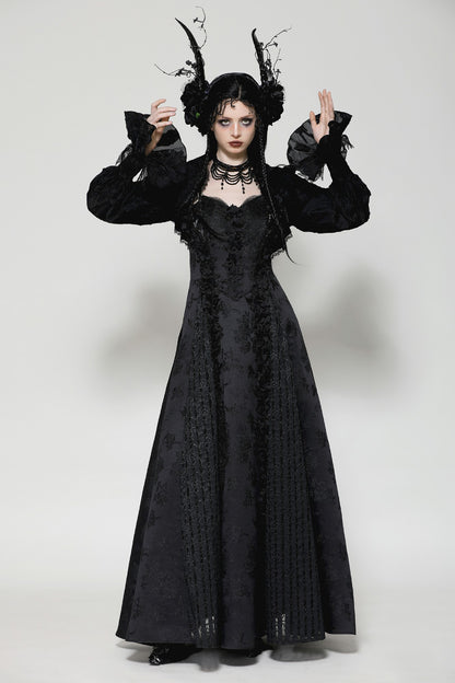 Gothic Arena Puff Sleeve Shrug Top by Dark In Love