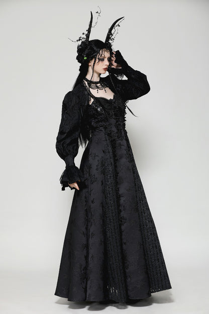 Gothic Arena Puff Sleeve Shrug Top by Dark In Love