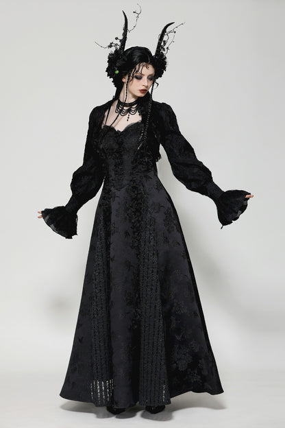 Gothic Arena Puff Sleeve Shrug Top by Dark In Love