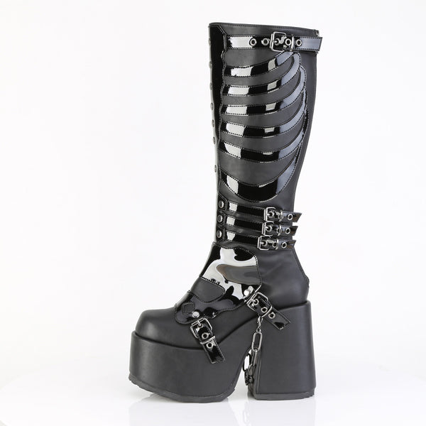 CAMEL-235 Ribcage Boots by Demonia