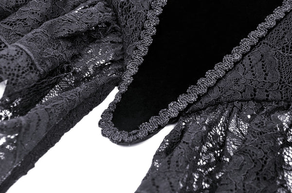 Eliza Gothic Velvet Lace Corset Top by Dark In Love