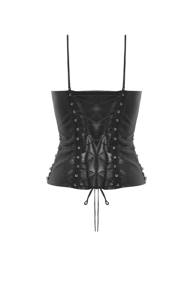 Gothic Emily Zipper Corset Top by Dark In Love